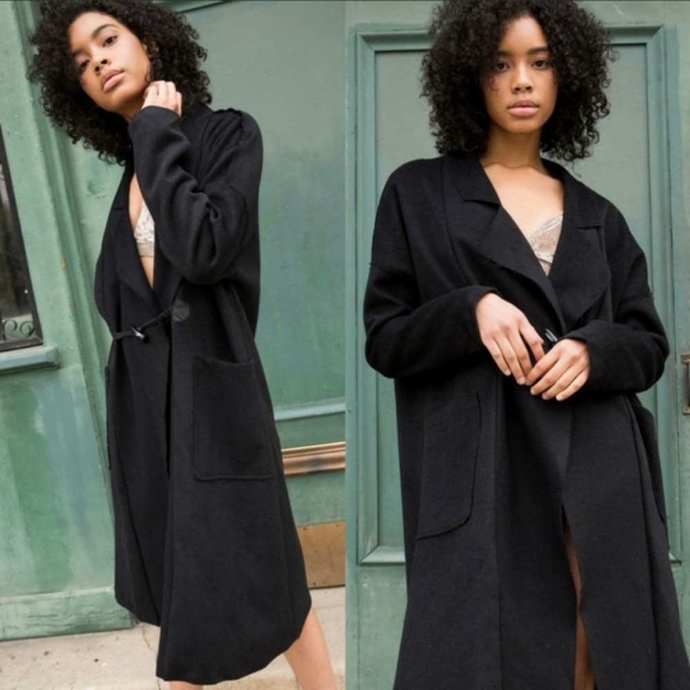 BNWT POL Duffle Coat, Black